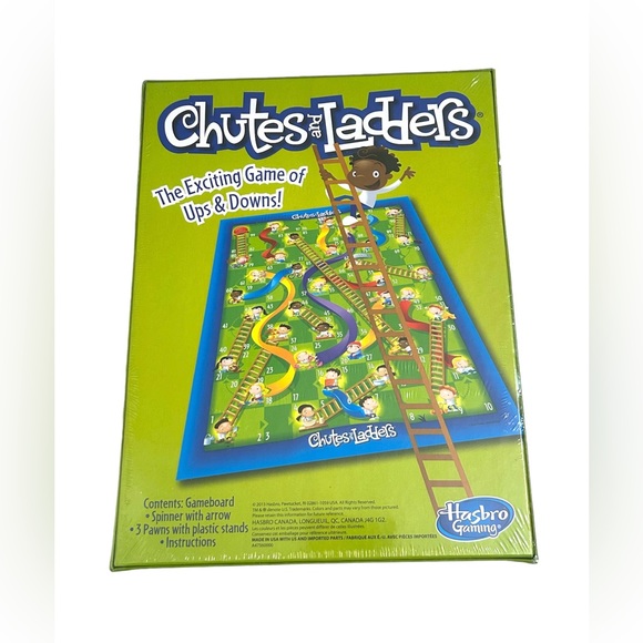 NWT 2013 Vintage Hasbro Chutes and Ladders Board Game - Picture 2 of 2